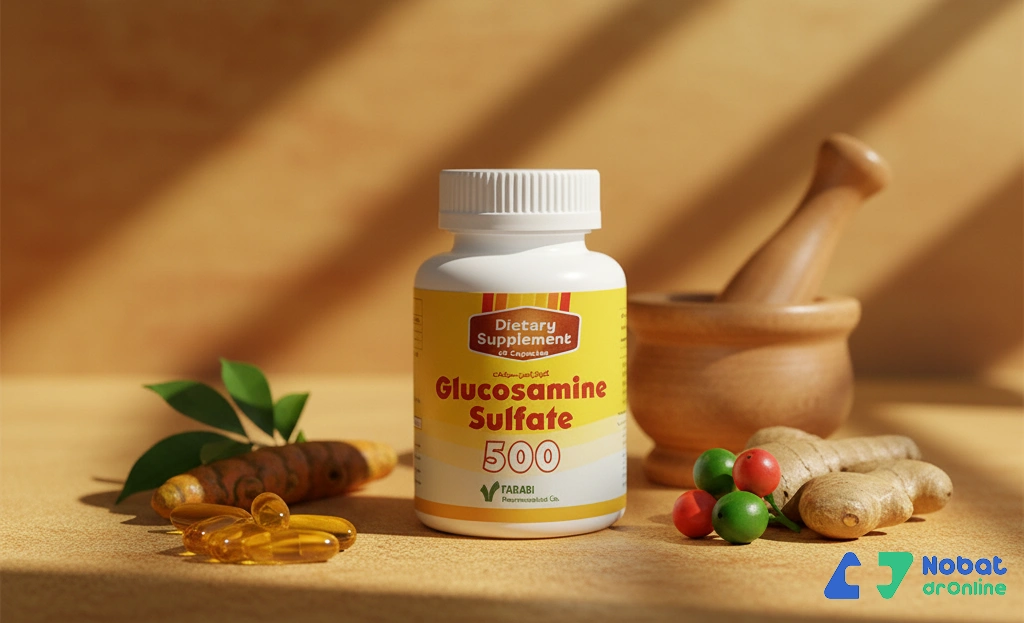 قرص گلوکوزامین سولفات برای تقویت زانو