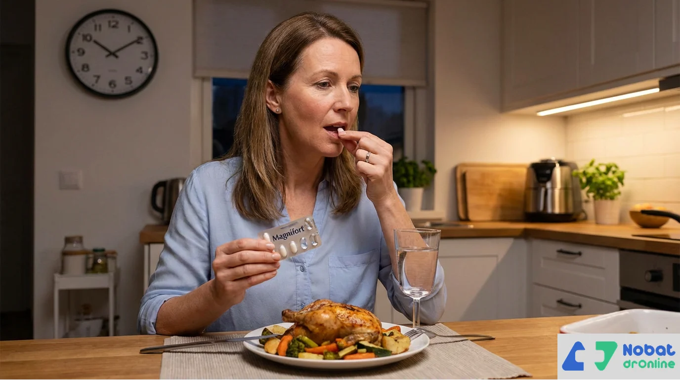 زمان مصرف قرص مگنیفورت