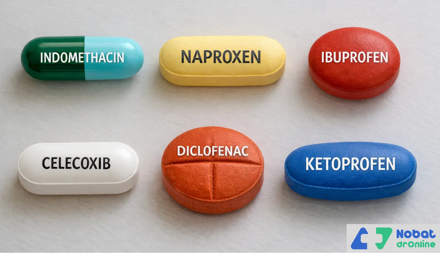 مقایسه قرص ایندومتاسین با سایر قرصهای ضدالتهاب