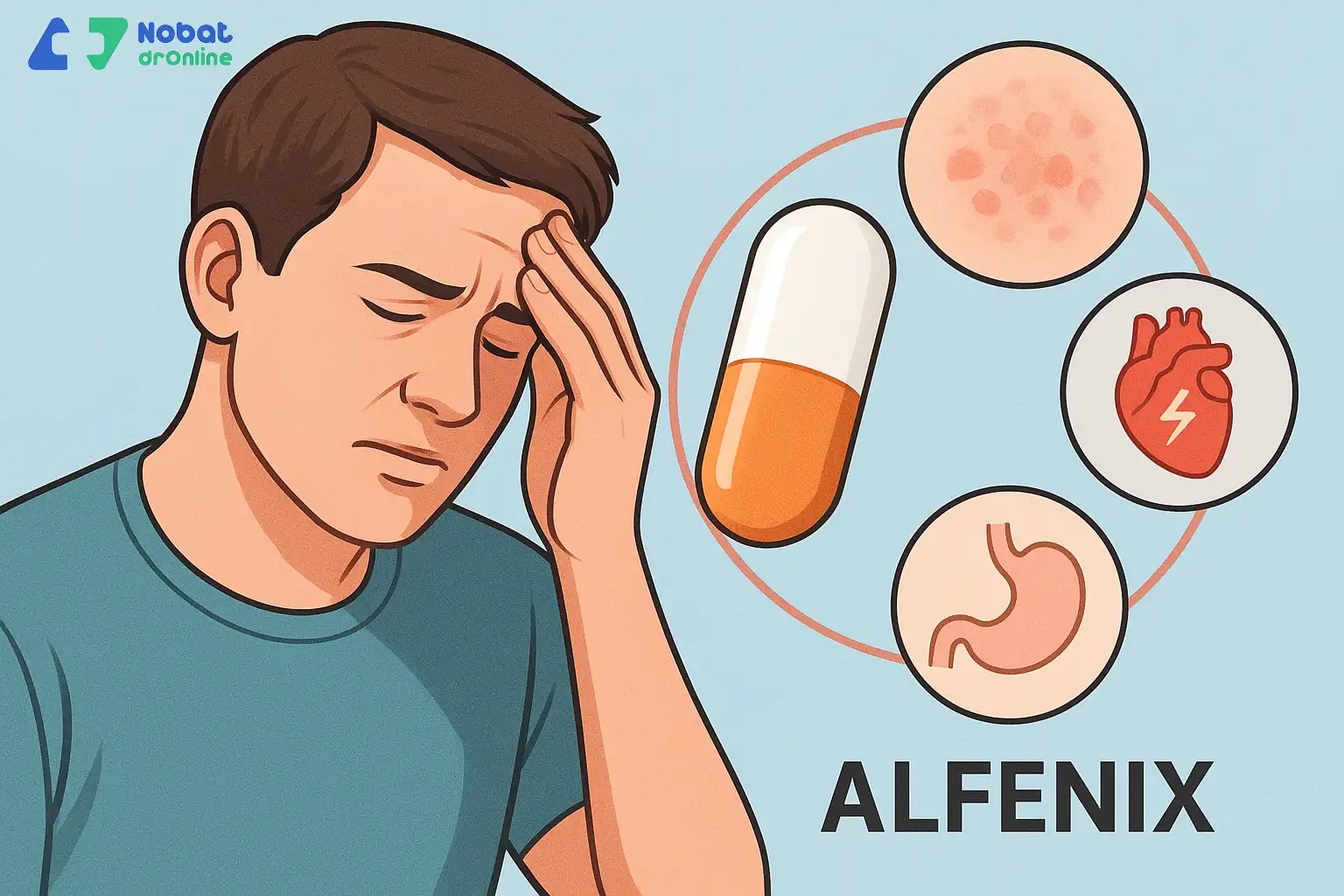 عوارض قرص آلفن ایکس ال