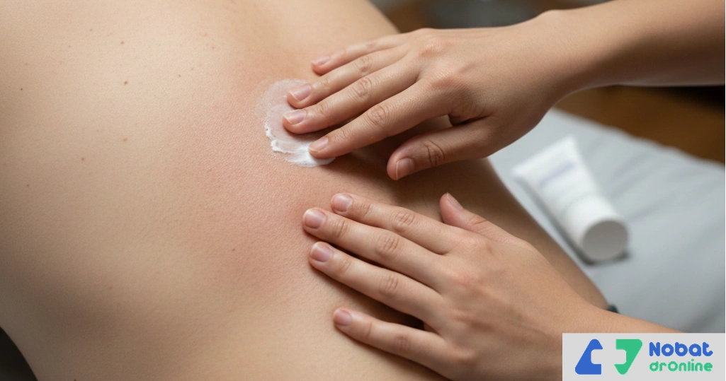 پماد لیدوکائین روی پوست